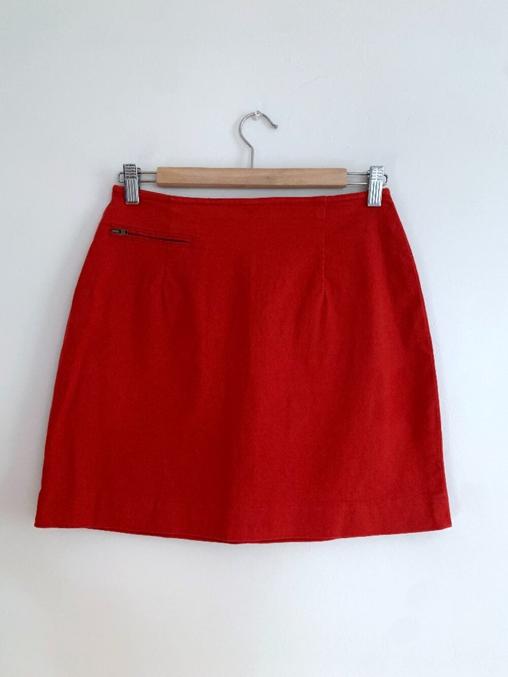 VINTAGE 90s The Limited Red Mini Skirt Size 4/6 y2k Limited America